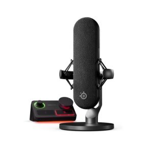 SteelSeries Alias Pro XLR Microphone + Stream Mixer, Mappable Controls,Dual PC Connectivity â€“ ( XLR Cable Included )