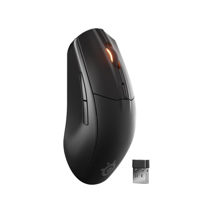 SteelSeries Rival 3 Wireless/Bluetooth Gaming Mouse TrueMove Air Sensor 18,000 DPI, 6 Programmable Buttons, 200Hr Battery Life For PC,PS5, Xbox X|S - Black - Image 3