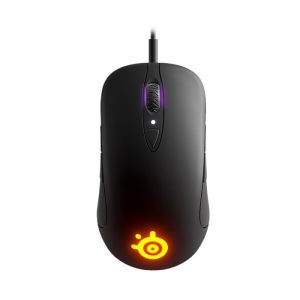 SteelSeries Sensei Ten Wired Ambidextrous Gaming Mouse True Move Pro Tracking,18,000 CPI, 8 Programmable Buttons 2-Zone RGB