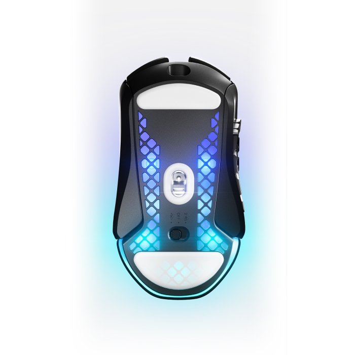 Steelseries Aerox 9 Ultra Light MMO/MOBA with AquaBarrier Wireless/Bluetooth/Wired Gaming Mouse, Up to 180 Hours Battery Life,18 Programmable Buttons - Image 3