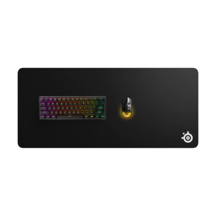 SteelSeries QCK Series Micro-Woven Cloth Durable, Non-Slip Rubber, Optical And Laser High & Low DPI (XXL) - Black - Image 3