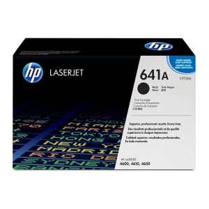 HP 641A Black Original LaserJet Toner Cartridge (C9720A)...