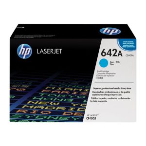HP 642A Cyan Original LaserJet Toner Cartridge (CB401A)...