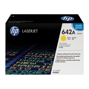 HP 642A Yellow Original LaserJet Toner Cartridge (CB402A)...