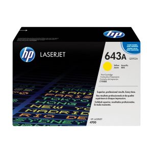 HP 643A Yellow Original LaserJet Toner Cartridge (Q5952A)...