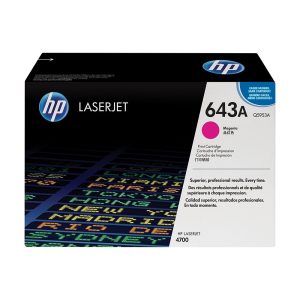 HP 643A Magenta Original LaserJet Toner Cartridge (Q5953A)...