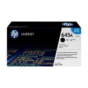 HP 645A Black Original LaserJet Toner Cartridge (C9730A)...