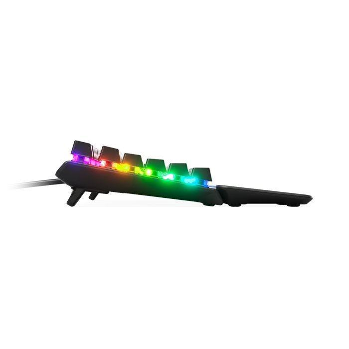 SteelSeries Apex 7 Mechanical Wired RGB Red Switches Gaming Keyboard, OLED Smart Display, Dedicated Multimedia Controls, Premium Magnetic Wrist Rest, For PC/PS5 & Xbox - Image 3