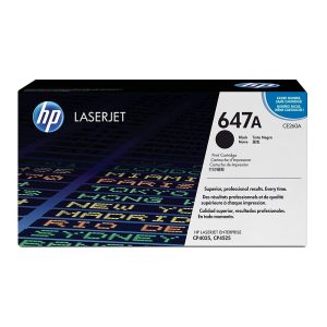 HP 647A Black Original LaserJet Toner Cartridge (CE260A)...