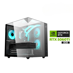 Gaming PC i7-14700F Processor, MSI B760 D5 Motherboard, 16GB DDR5 RAM, 1TB NVMe SSD, RTX 5060 TI 8GB VGA, L240 Liquid Cooler, 750 WATT PSU, Sharx Profin GX500 ATX Tower Case, 5x Pre-Installed RGB Fans, USB Wi-Fi Adapter, Windows 11 Pro (License)