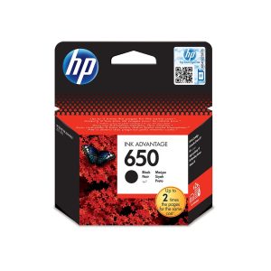 HP 650 Black Original Ink Advantage Cartridge (CZ101AE)...