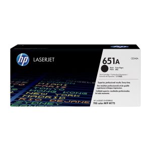 HP 651A Black Original LaserJet Toner Cartridge (CE340A)...