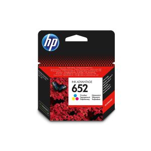 HP 652 Tri-color Original Ink Advantage Cartridge (F6V24AE)...