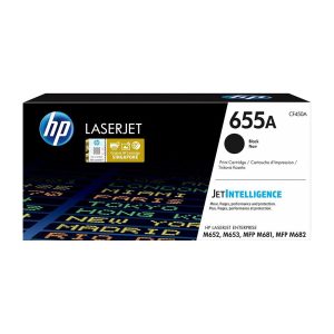 HP 655A Black Original LaserJet Toner Cartridge (CF450A)...