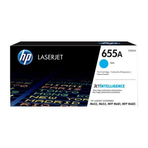 HP 655A Cyan Original LaserJet Toner Cartridge (CF451A)...