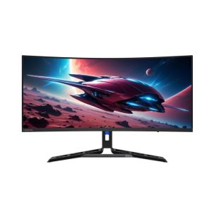Levono Legion R34w-30 34" 2K WQHD VA Panel 180Hz 0.5ms Curved Gaming Monitor With 1500R Curvature AMD FreeSync™ Premium