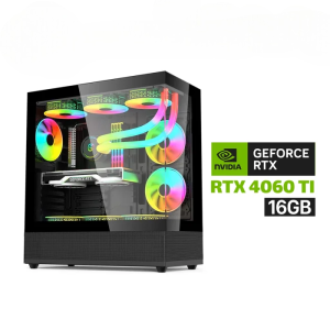 Gaming PC i7-14700F Processor, MSI BOMBER B760 D5 WIFI Motherboard, 16GB RAM DDR5, 1TB SSD NVMe, RTX 4060 TI 16GB VGA, L240 Liquid Cooler, 750 WATT PSU, Acer V930B Mid Tower Case with 6 RGB Fans, Windows 11 Pro (License)