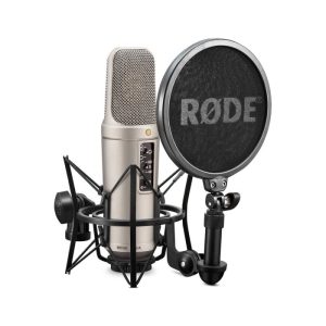 Rode NT2-A Multi-Pattern Studio Condenser Microphone, Shock Mount & Detachable Pop Filter, XLR Cable Included