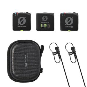 Rode Wireless Pro Compact Wireless Microphone System 2 X Lavalier Included Works With Cameras & SmartPhone