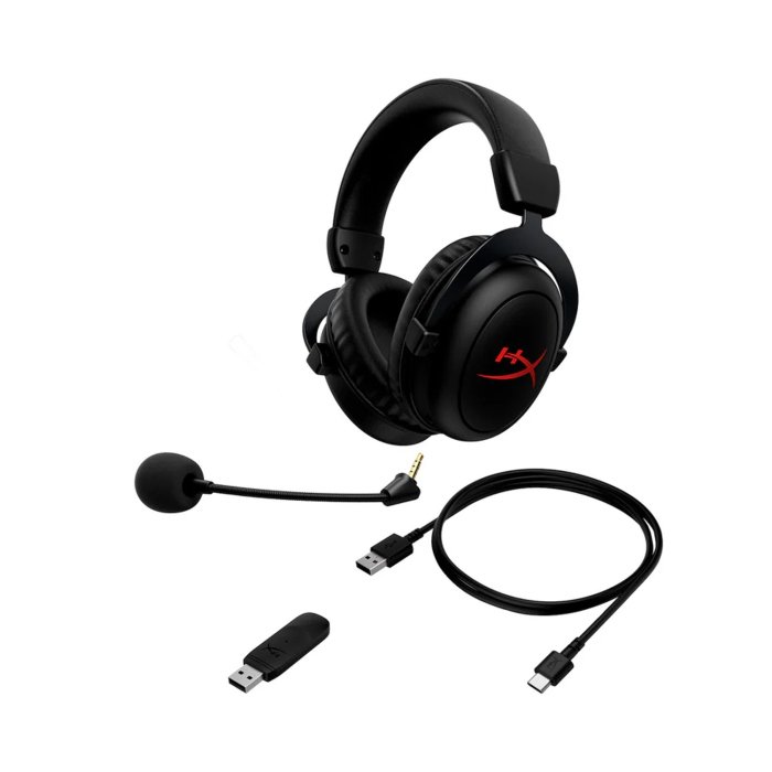 HyperX Cloud II Core Wireless - Gaming Headset for PC - Black - Image 2