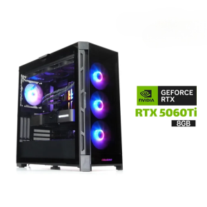 Gaming PC Intel Core i5-14600K Processor, GIGABYTE B760 WIFI D5 Motherboard, 32GB DDR5 RAM, 1TB SSD NVME, RTX 5060 TI 8GB VGA, L240 Liquid Cooler, 750 WATT GOLD PSU, Cougar DuoFace Pro RGB Mid Tower Case, 4x Pre-Installed ARGB Fans, Win 11 Pro (License)