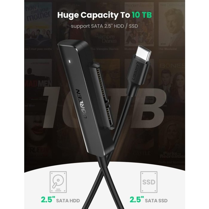 UGreen USB-C To SATA Hard Drive Converter - Image 3