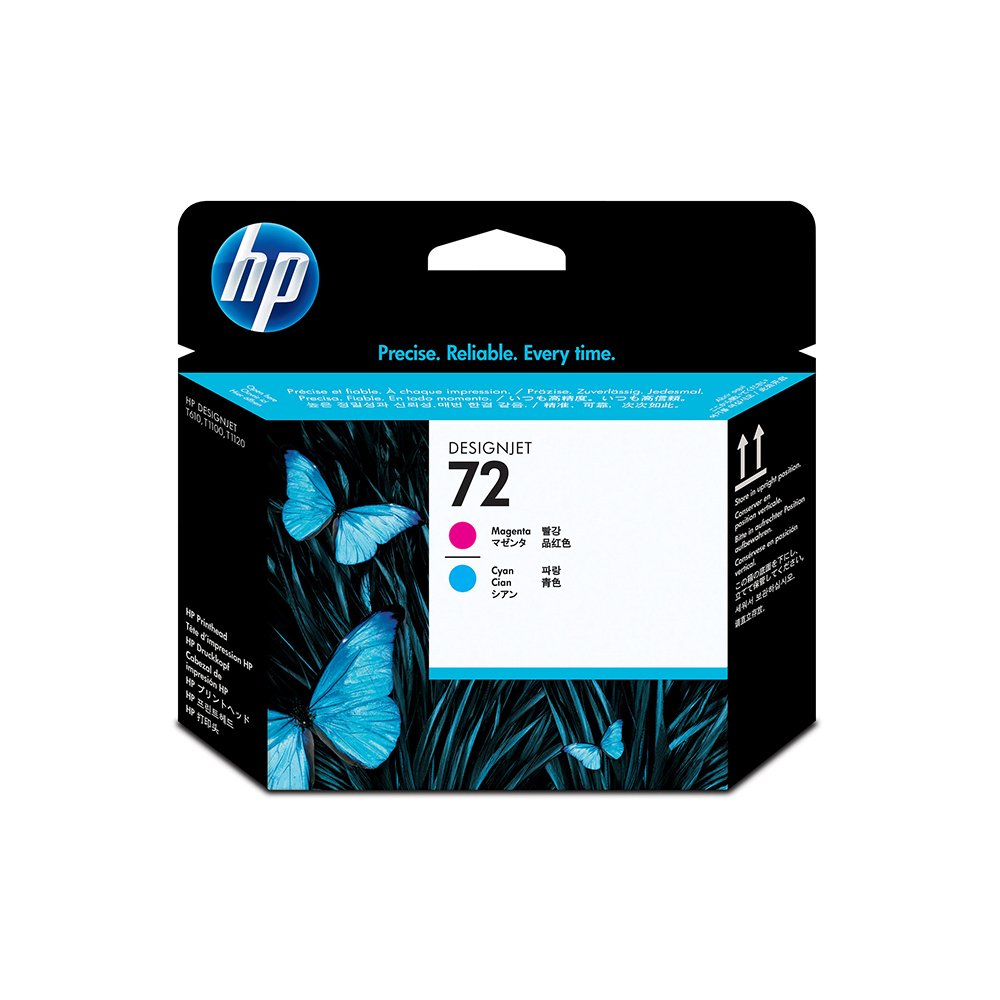 HP 72 Magenta and Cyan Printhead (C9383A)...