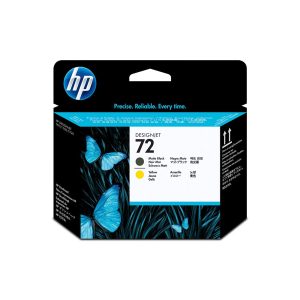 HP 72 Matte Black and Yellow Printhead (C9384A)...