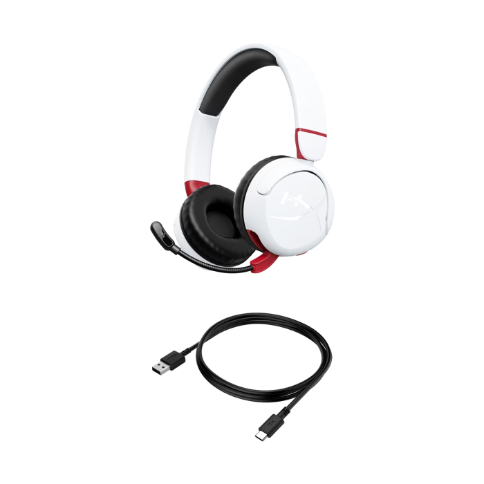 HyperX Cloud Mini Wireless/Bluetooth/Wired Gaming Headset,Up to 25 Hrs Battery Life, Immersive Audio, 85DB Volume Limit For Younger Gamers For PC,Chormebook Playstation,Xbox & Mobile Devices - Image 3