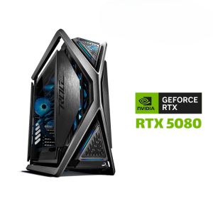 Gaming PC – AMD Ryzen 9 9950X3D Processor, ROG Crosshair X870E Motherboard, 64GB DDR5 RAM, Samsung 2TB NVMe Gen5 SSD, ASUS ASTRAL RTX 5080 16GB, ASUS Thor P2 1200W PSU, ROG Ryujin III 360 Cooler, Hyperion GR701 Case, Win 11 Pro