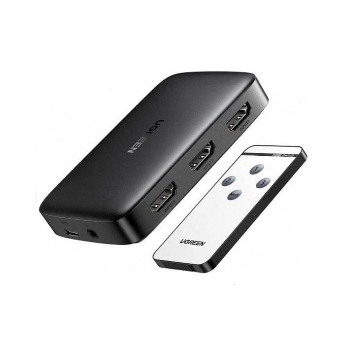 UGreen HDMI Switcher 3 Input 1 Output With Remote