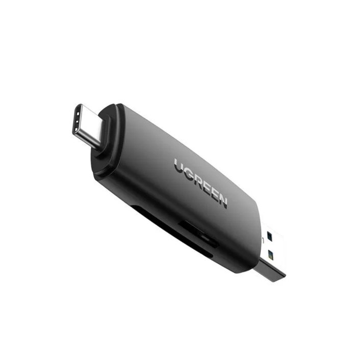 UGreen Multifunction Card Reader USB 3.0 USB C Memory Card - Black - Image 3