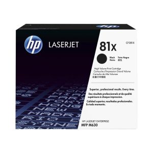 HP 81X High Yield Black Original LaserJet Toner Cartridge (CF281X)...