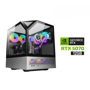Gaming PC i7-14700K Processor,ASUS PRIME Z790-P WIFI Motherboard,32GB D5 RAM (6000),2TB NVME SSD (6000),ASUS PRIME RTX 5070 12GB VGA,ASUS PRIME 750 WATT GOLD PSU,ASUS PRIME L360 Liquid Cooler,AZZA Sanctum Unlimited Towers ATX Case,Win 11 Pro (License)