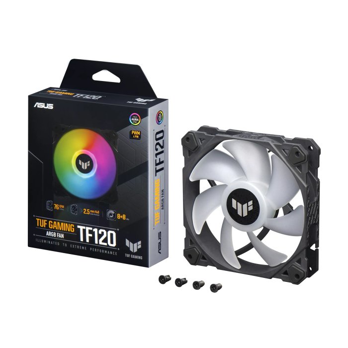 Asus TUF Gaming TF120 ARGB Fan - Image 2