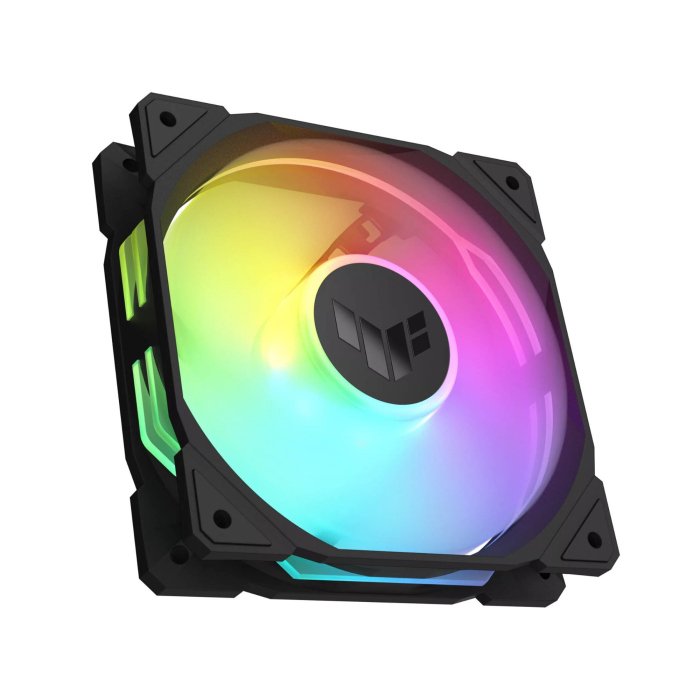 Asus TUF Gaming TR120 ARGB Reverse Fan Single Pack - Black - Image 3
