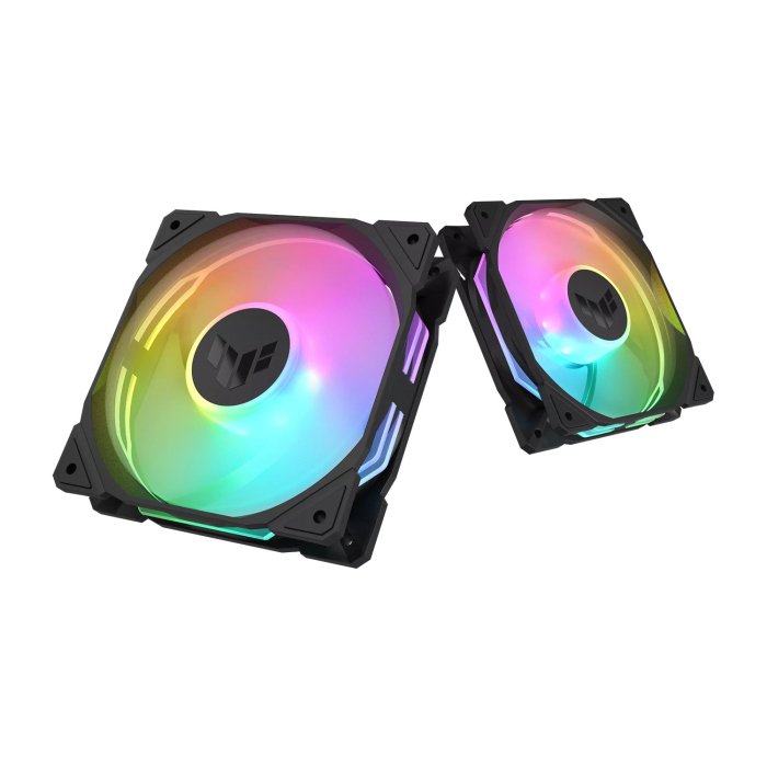Asus TUF Gaming TR120 Reverse ARGB 3-in-1 Pack PWM 4 Pin Light Up The Cooling Excellence - Black - Image 3