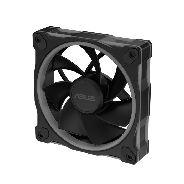 Asus Prime MR120 Reverse Fan illiminate Every Angle, Dual-Sided Lightning - Black - Image 2