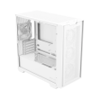 Asus A21 Plus Micro ATX Tower Tempered Glass Side Panel Case 4 ARGB Fan - White - Image 6