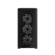 Asus A23 Plus Mid Tower Front Side & Left Side Tempered Glass Panel Case With 4 Fan RGB - Black - Image 6