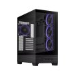 Asus A31 Plus Mid Tower Front Side & Left Side Tempered Glass Panel Case With 4 Fan RGB - Black - Image 4
