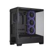 Asus A31 Plus Mid Tower Front Side & Left Side Tempered Glass Panel Case With 4 Fan RGB - Black - Image 10