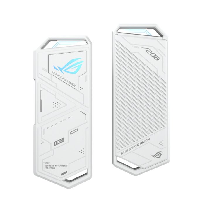 Asus Rog Strix Arion M.2 NVMe SSD Enclosure - White - Image 3