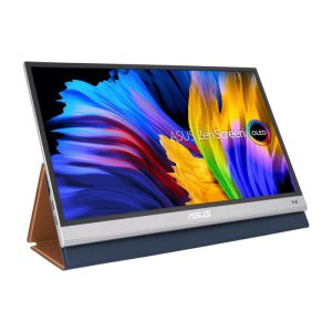 ASUS ZenScreen OLED (MQ13AH) 13.3” 1080P Portable USB Monitor USB Type-C, Mini HDMI, Tripod Mountable