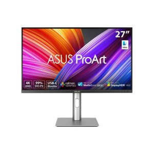 Asus ProArt PA279CRV 27” IPS 4K HDR Professional Monitor, Display Port USB-C PD 96W, With 4-Way Ergonomic Stand