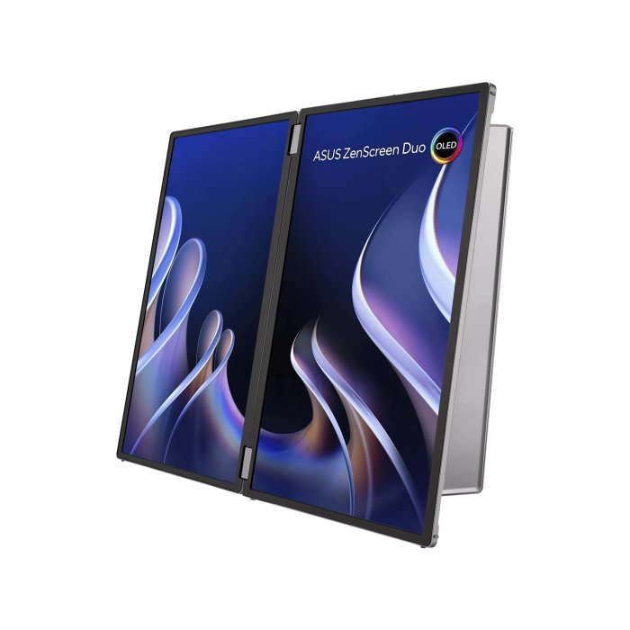 Asus ZenScreen Duo OLED MQ149CD Dual 14-inch, FHD (1920x1200), 16:10, 60Hz, 1ms, DisplayHDR, 360° Hinge, USB Type-C Portable Monitor - Image 3