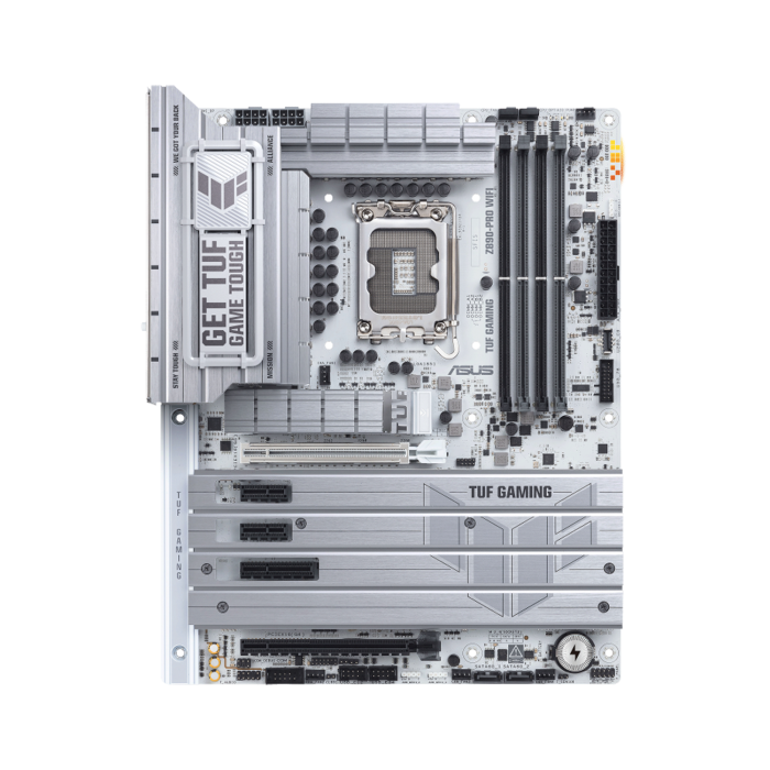 Asus TUF GAMING Z890-PRO WIFI 7, DDR5 ATX Motherboard - White - Image 3