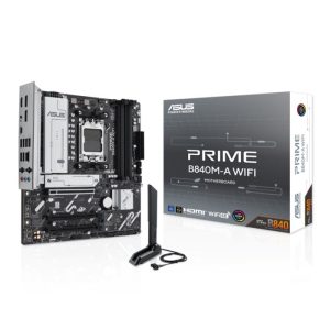 Asus Prime B840M-A Wifi AMD Ryzen Socket AM5 PCle 4.0 Gaming MotherBoard