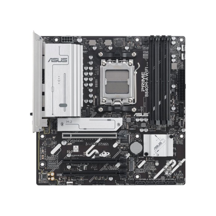 Asus Prime B840M-A Wifi AMD Ryzen Socket AM5 PCle 4.0 Gaming MotherBoard - Image 3