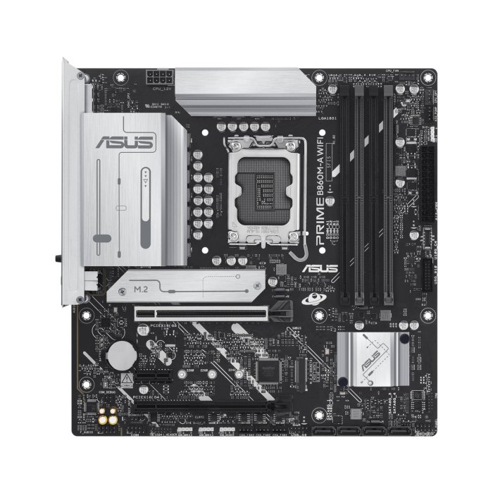 Asus Prime Intel Core Ultra B860M-A Wifi DDR5 Gaming Motherboard - Image 3